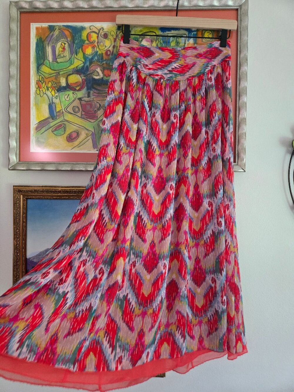 Aerie Chiffon Maxi Skirt